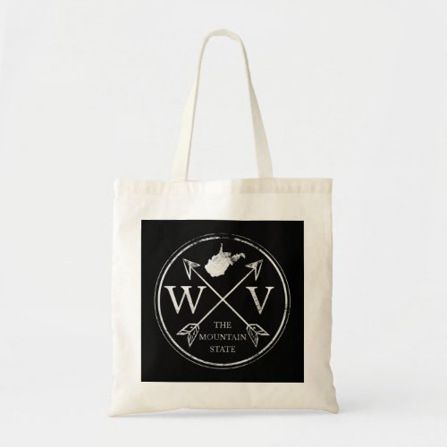 Cute West Virginia WV The Mountain State  Tote Bag