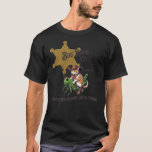 Cute Western Cowboy Tabby Cat Riding A Bug Grassho T-Shirt<br><div class="desc">This premium item is as close to perfect as can be. It is optimized for all types of print and will quickly become your favorite product. Soft,  comfortable and durable,  this is a definite must-own and</div>