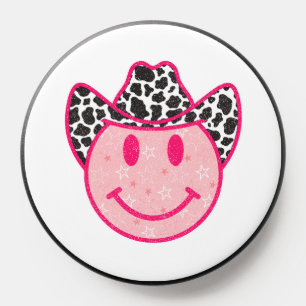 Cute Western Howdy Cowgirl PopSocket