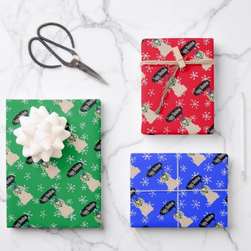 Cute Westie Dog Christmas Festive Terrier Dogs Wra Wrapping Paper Sheets