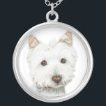 Cute Westie Dog Necklace<br><div class="desc">for westie lovers!</div>