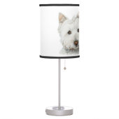 Cute Westie Dogs Art Lamp (Left)