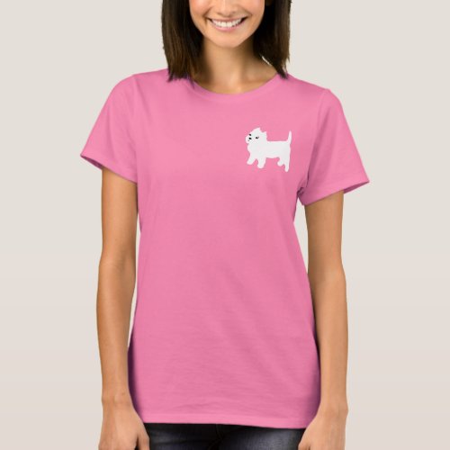 Cute Westie _ West Highland White Terrier T_Shirt