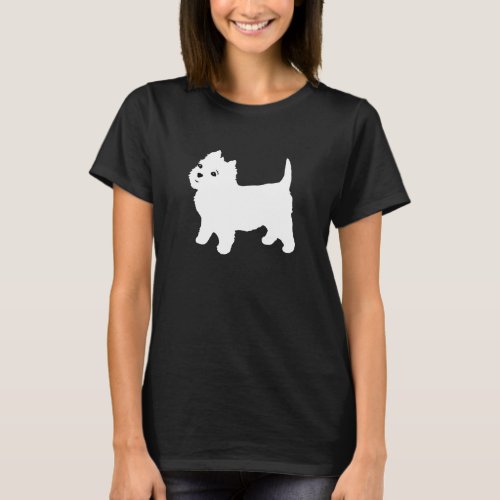 Cute Westie _ West Highland White Terrier T_Shirt