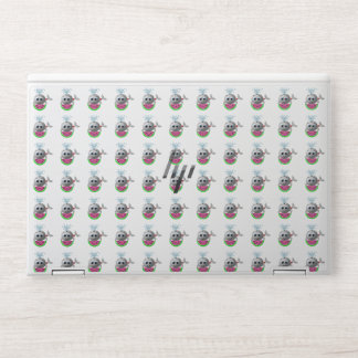Cute Whale and Watermelon HP Laptop Skin