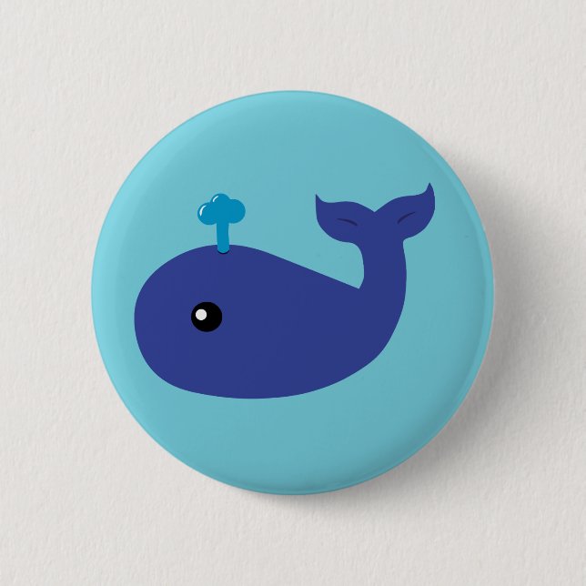 Cute Whale Button (Front)