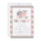 Cute whale Girl Baby Shower Invitation
