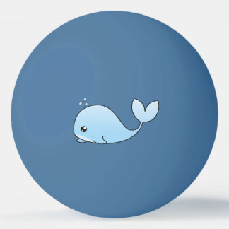 CUTE WHALE PING PONG BALL