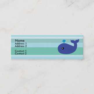 Cute Whale Profile Cards