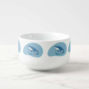 Cute Whale Soup Mug