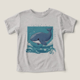 Cute Whale Toddler T-shirt