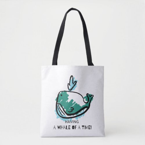 Cute Whale Tote Bag