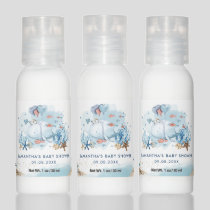 Cute Whale Under the Sea Nautical Baby Shower Hand Lotion