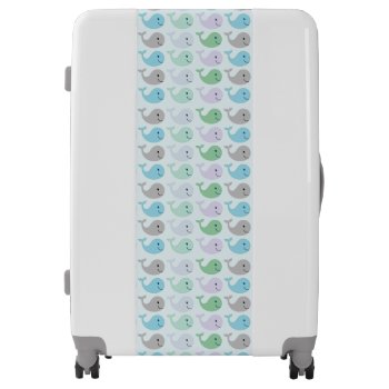Cute Whales Luggage by beachcafe at Zazzle
