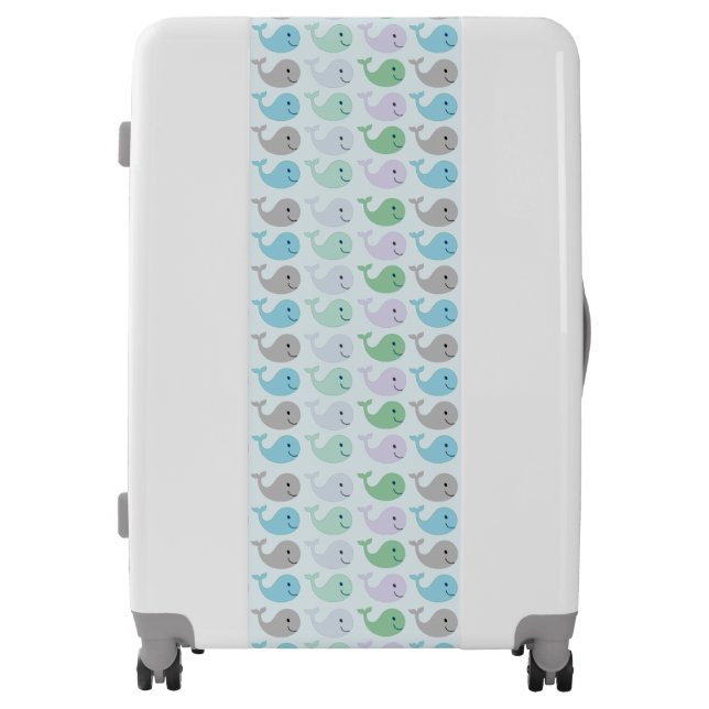 Cute Whales Luggage (Front)