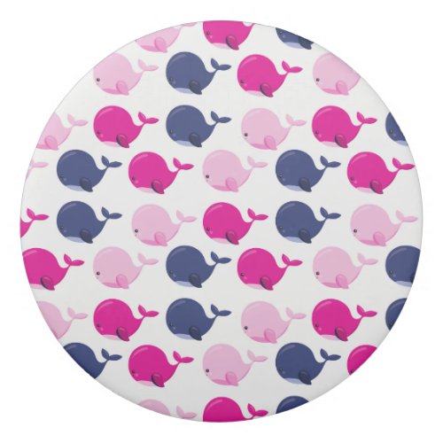 Cute Whales Pattern Of Whales Sea Animals Eraser