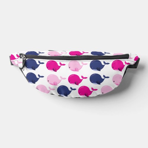 Cute Whales Pattern Of Whales Sea Animals Fanny Pack