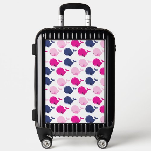 Cute Whales Pattern Of Whales Sea Animals Luggage