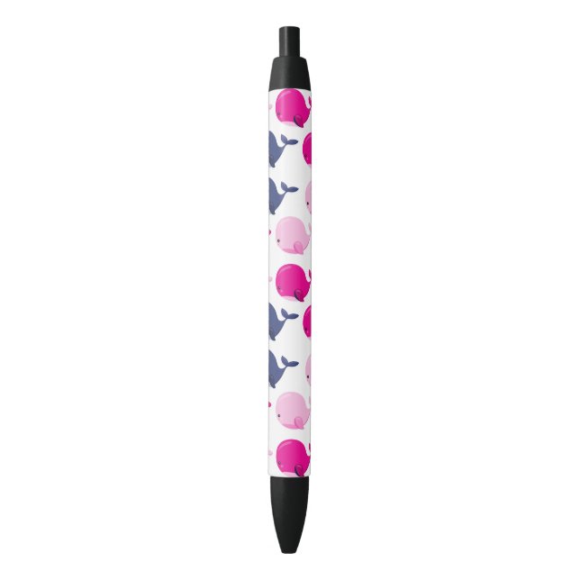 Cute Whales, Pattern Of Whales, Sea Animals Pen (Front Vertical)