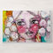Cute Whimisical Girl Artstic Bold Colorful Modern