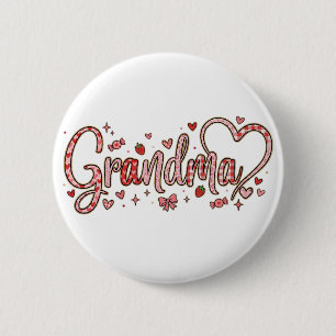 Cute, whimsical and warm Grandma Button