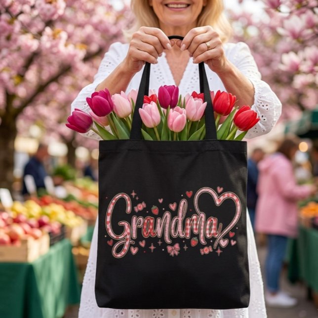 Cute, whimsical and warm Grandma Tote Bag (Creator Uploaded)