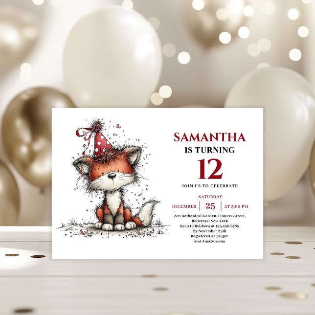 Cute whimsical animals design kids birthday invite (Cute whimsical animals design kids birthday invitation

)