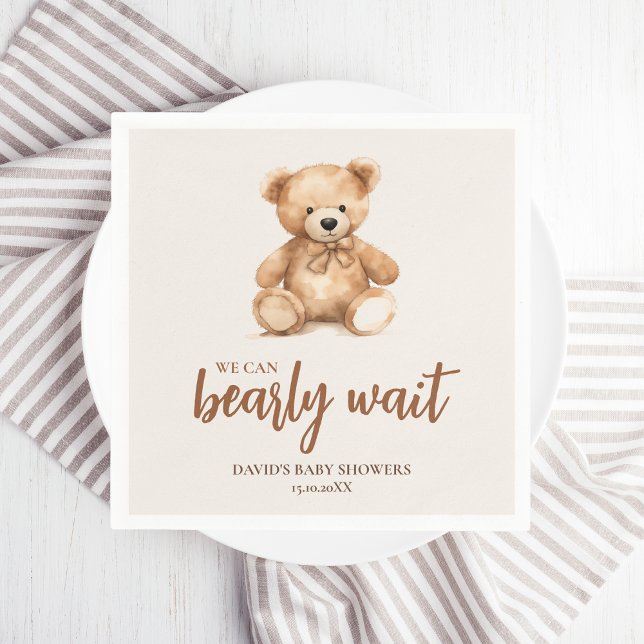 Cute Whimsical Bear  Napkins (Creator Uploaded)