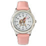 Cute Whimsical Brown Pony Horse Kids Watch