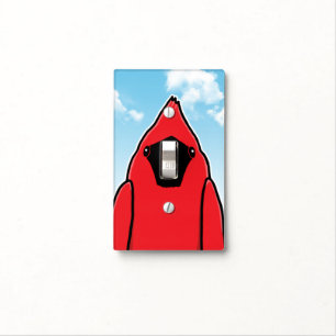 Cute Whimsical Cardinal Light Switch Cover
