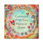 Cute Whimsical, Colorful, Customize Your Own