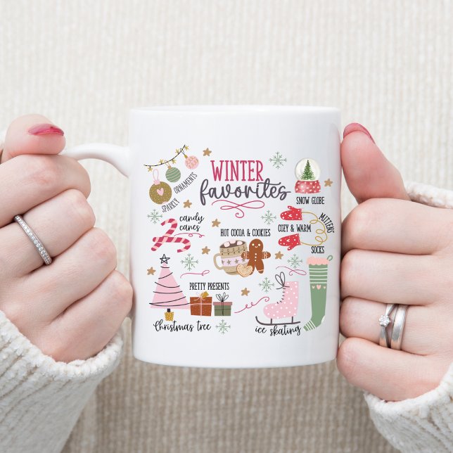 Cute & Whimsical Cozy Winter Favorites  Coffee Mug (Creator Uploaded)