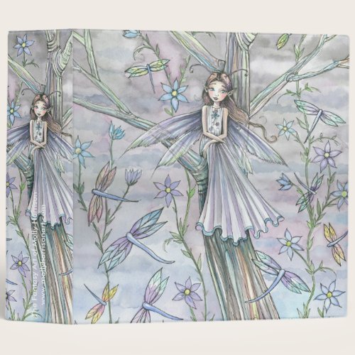 Cute Whimsical Fairy Binder by Molly Harrison