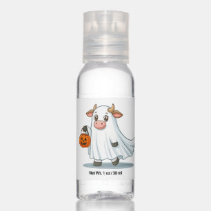 Cute, whimsical ghost cow hoodie T-Shirt Hand Sanitizer