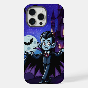 Cute, whimsical Halloween vampire iPhone 15 Pro Max Case