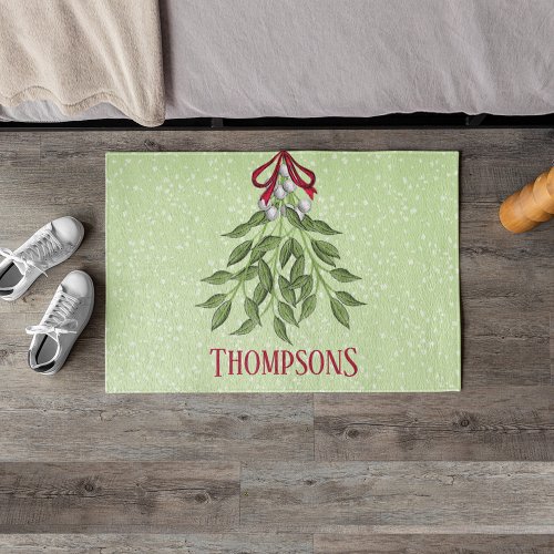 Cute Whimsical Holiday Christmas Custom Trendy Doormat