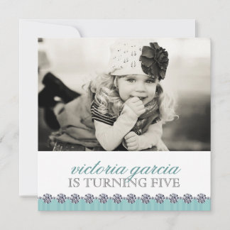 Cute Whimsical Kids Party Invitation