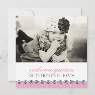 Cute Whimsical Kids Party Invitation