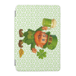 Cute/whimsical leprechaun Saint Patrick's Day iPad Mini Cover