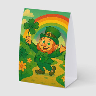 Cute/Whimsical leprechaun Saint Patrick's day Paper Table Tent