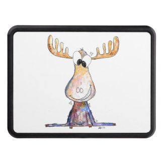 Cute Whimsical Moose Hitch Cover
