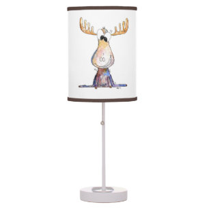 Cute Whimsical Moose Table Lamp