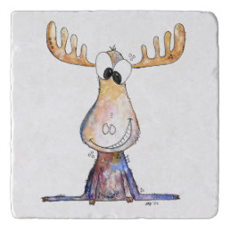 Cute Whimsical Moose Trivet