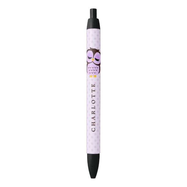 Cute Whimsical Owl Pen (Front Vertical)