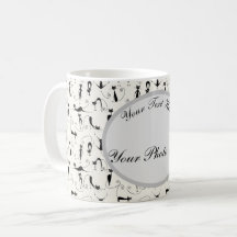Cute Whimsical Playful Slinky Black Cats