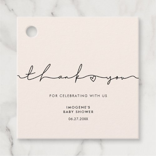 Cute whimsical script Baby shower