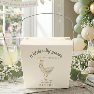 Cute Whimsical Silly Goose on the Loose Favor Boxes