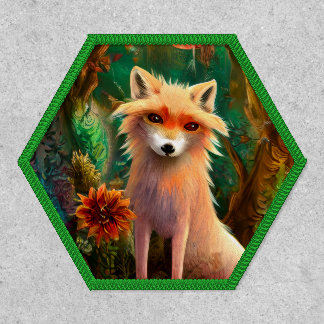 Cute Whimsical Woodland Fox Patch