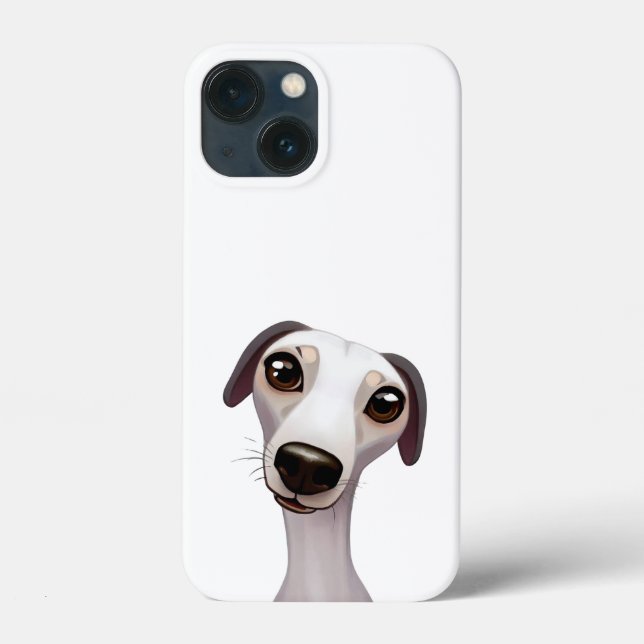 Cute Whippet - A Cartoon Style Artwork Case-Mate iPhone Case (Back)