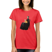    Cute Whistler's Mother's Orange Tabby Woman's T